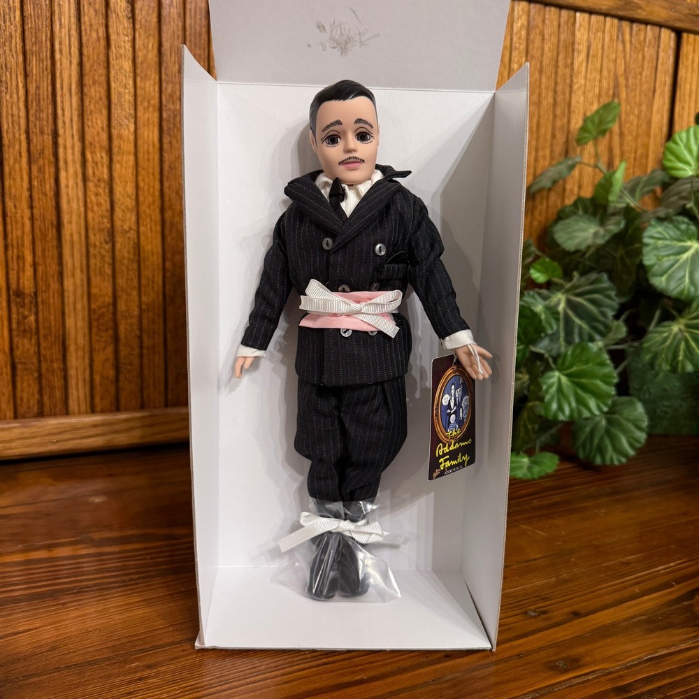 Madame Alexander Gomez Addams Doll 10" Pinstripe New The Addams Family 62110